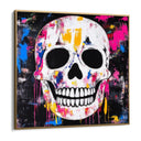 Quadro Stampa su Tela Teschio Colorato - CupidoDesign
