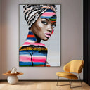 Quadro Stampa su Tela Tessuto Astratto - CupidoDesign
