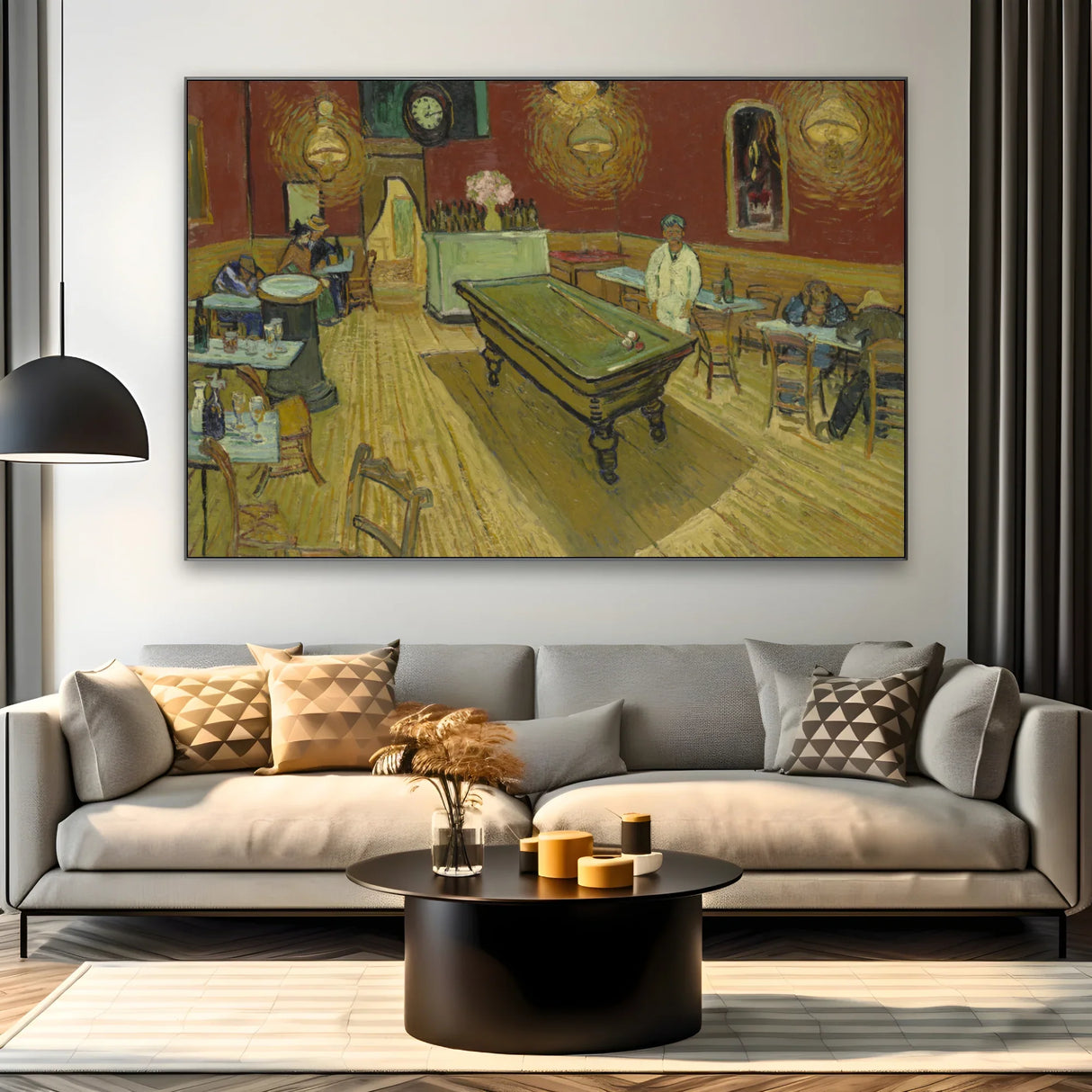 Quadro Stampa su Tela The Night Cafe, Vincent Van Gogh - CupidoDesign