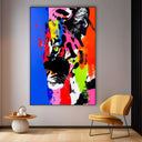 Quadro Stampa su Tela Tiger Pop - CupidoDesign