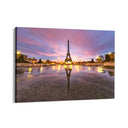 Quadro Stampa su Tela Torre Eiffel al tramonto - CupidoDesign
