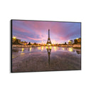 Quadro Stampa su Tela Torre Eiffel al tramonto - CupidoDesign