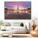 Quadro Stampa su Tela Torre Eiffel al tramonto - CupidoDesign