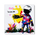 Quadro Stampa su Tela Touch Grass, Babe - CupidoDesign