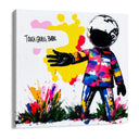 Quadro Stampa su Tela Touch Grass, Babe - CupidoDesign