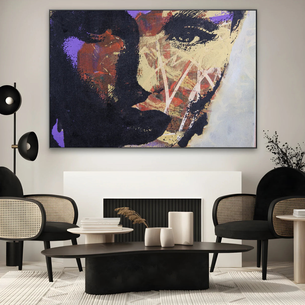 Quadro Stampa su Tela Tracce dell’anima - CupidoDesign