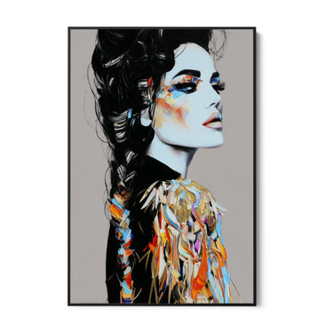 Quadro Stampa su Tela Traccia Ardente - CupidoDesign