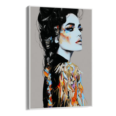 Quadro Stampa su Tela Traccia Ardente - CupidoDesign