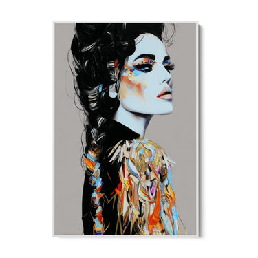 Quadro Stampa su Tela Traccia Ardente - CupidoDesign