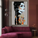 Quadro Stampa su Tela Traccia Ardente - CupidoDesign