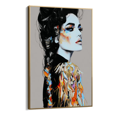 Quadro Stampa su Tela Traccia Ardente - CupidoDesign