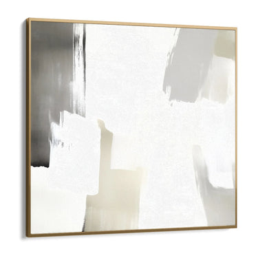 Quadro Stampa su Tela Traccia Bianca - CupidoDesign