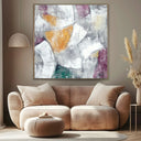 Quadro Stampa su Tela Traccia Felice - CupidoDesign