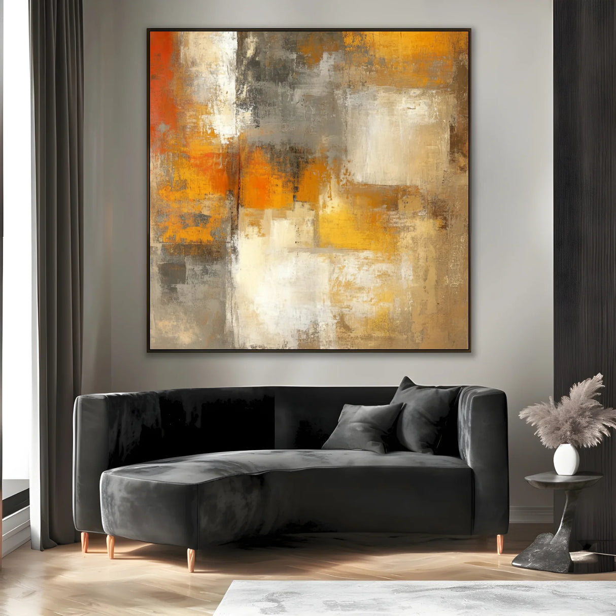 Quadro Stampa su Tela Trame Dorate - CupidoDesign