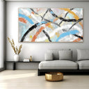 Quadro Stampa su Tela Trame Incrociate - CupidoDesign