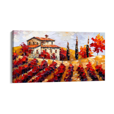 Quadro Stampa su Tela Trame di vino - CupidoDesign