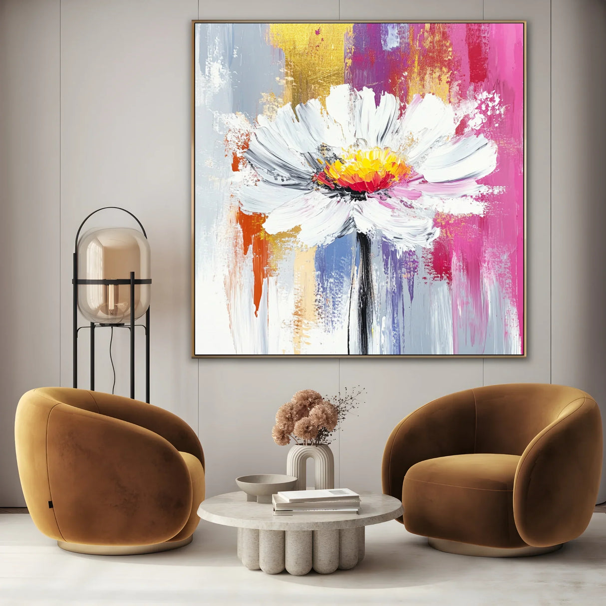 Quadro Stampa su Tela Tramonto Rosa - CupidoDesign