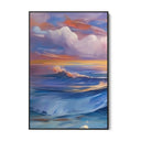 Quadro Stampa su Tela Tramonto al Mare - CupidoDesign