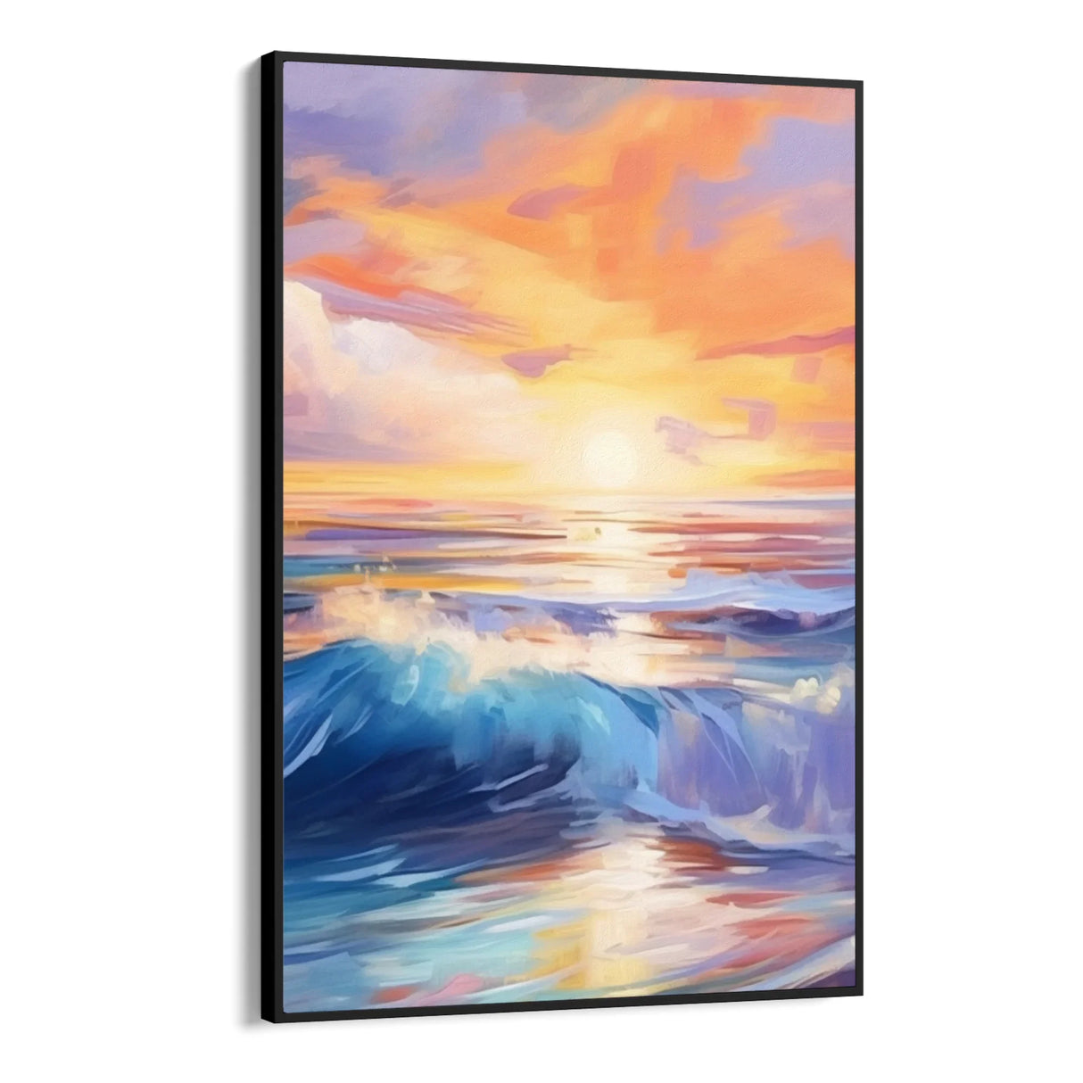 Quadro Stampa su Tela Tramonto al Mare - CupidoDesign