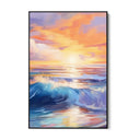 Quadro Stampa su Tela Tramonto al Mare - CupidoDesign