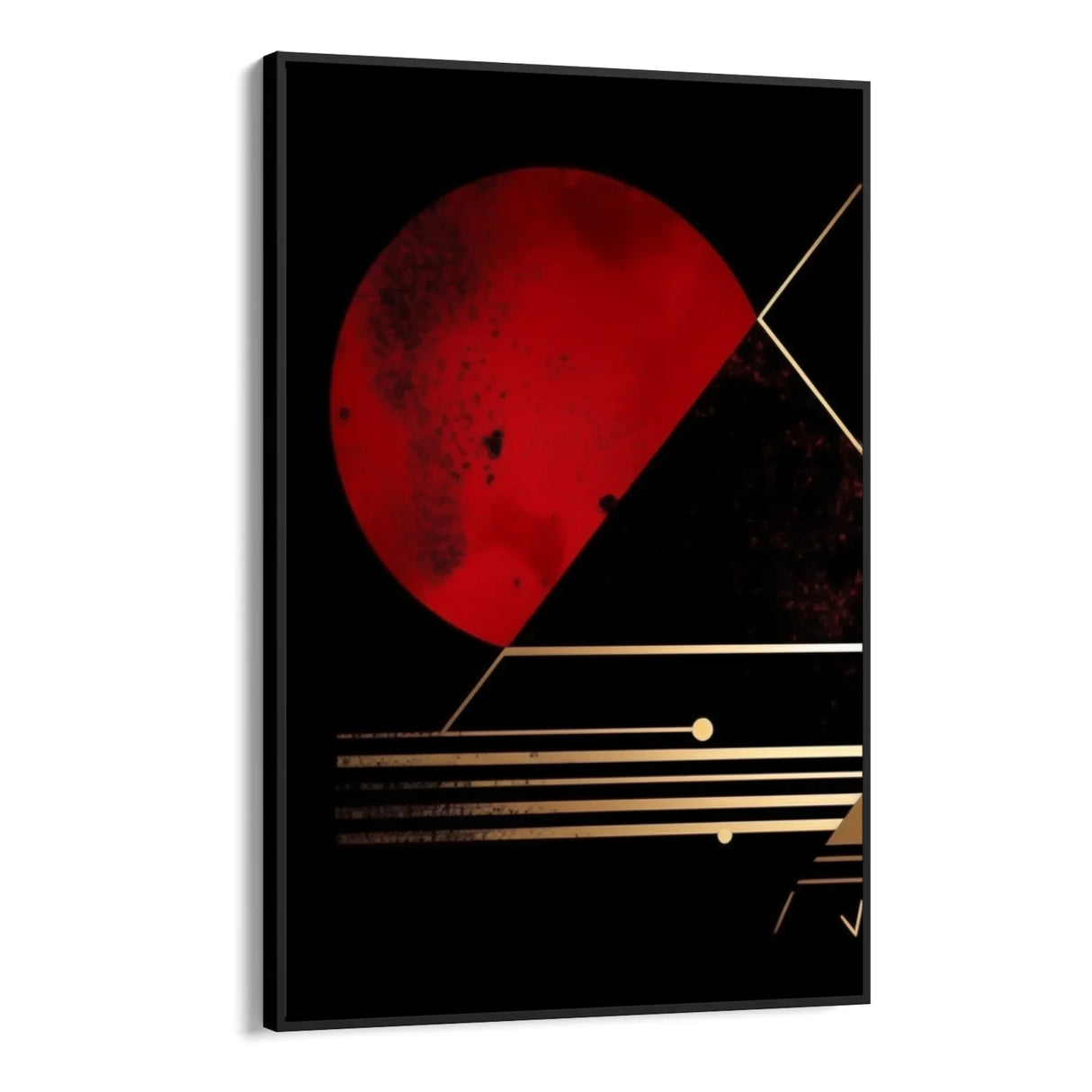 Quadro Stampa su Tela Tramonto d'astrazione - CupidoDesign