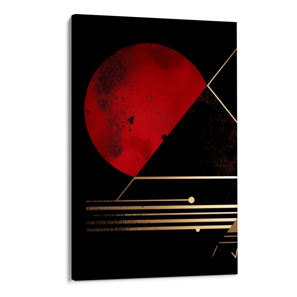 Quadro Stampa su Tela Tramonto d'astrazione - CupidoDesign