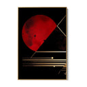 Quadro Stampa su Tela Tramonto d'astrazione - CupidoDesign