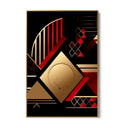 Quadro Stampa su Tela Tramonto d'astrazione - CupidoDesign