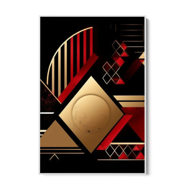 Quadro Stampa su Tela Tramonto d'astrazione - CupidoDesign