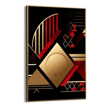 Quadro Stampa su Tela Tramonto d'astrazione - CupidoDesign