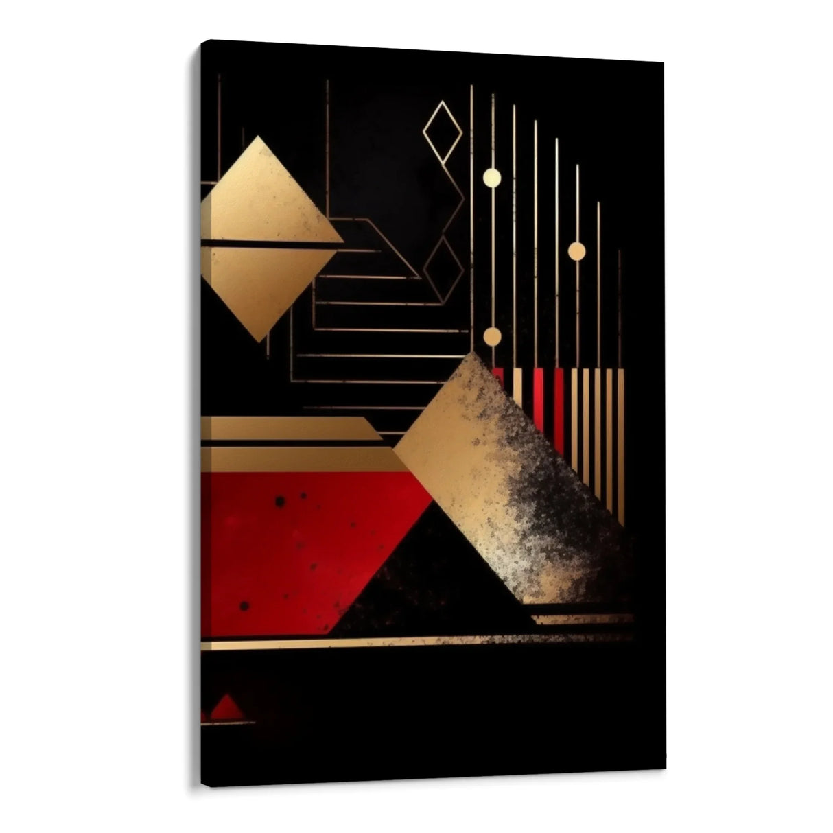 Quadro Stampa su Tela Tramonto d'astrazione - CupidoDesign