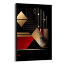 Quadro Stampa su Tela Tramonto d'astrazione - CupidoDesign
