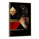 Quadro Stampa su Tela Tramonto d'astrazione - CupidoDesign