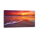 Quadro Stampa su Tela Tramonto sulla spiaggia - CupidoDesign
