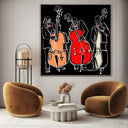 Quadro Stampa su Tela Trinità del Ritmo - CupidoDesign