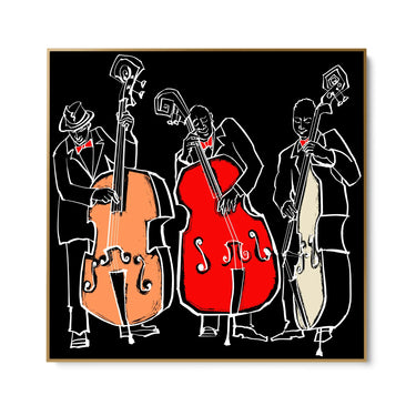 Quadro Stampa su Tela Trinità del Ritmo - CupidoDesign
