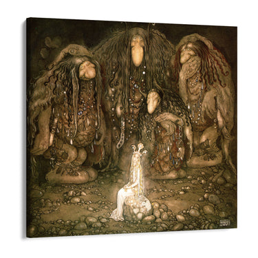 Quadro Stampa su Tela Troll Svedesi, John Bauer - CupidoDesign