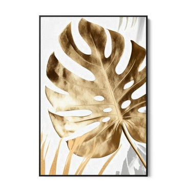 Quadro Stampa su Tela Tropical Gold - CupidoDesign