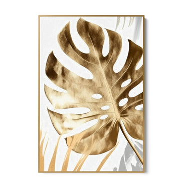 Quadro Stampa su Tela Tropical Gold - CupidoDesign