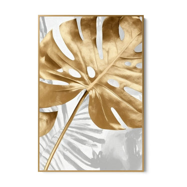 Quadro Stampa su Tela Tropical Gold - CupidoDesign