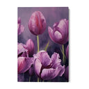 Quadro Stampa su Tela Tulipani viola - CupidoDesign