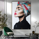 Quadro Stampa su Tela Turbante Avvolto - CupidoDesign