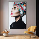 Quadro Stampa su Tela Turbante Avvolto - CupidoDesign