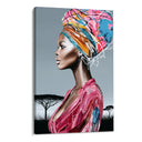 Quadro Stampa su Tela Turbante Cromatico - CupidoDesign