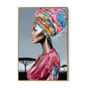 Quadro Stampa su Tela Turbante Cromatico - CupidoDesign