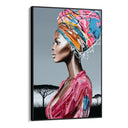 Quadro Stampa su Tela Turbante Cromatico - CupidoDesign