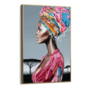 Quadro Stampa su Tela Turbante Cromatico - CupidoDesign