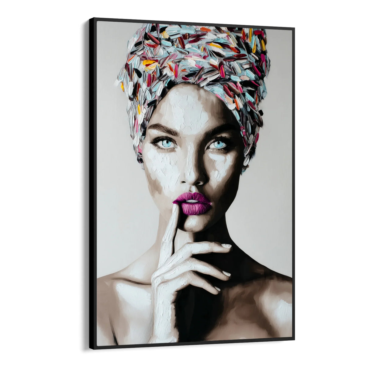Quadro Stampa su Tela Turbante Dipinto - CupidoDesign