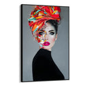 Quadro Stampa su Tela Turbante Fluo - CupidoDesign