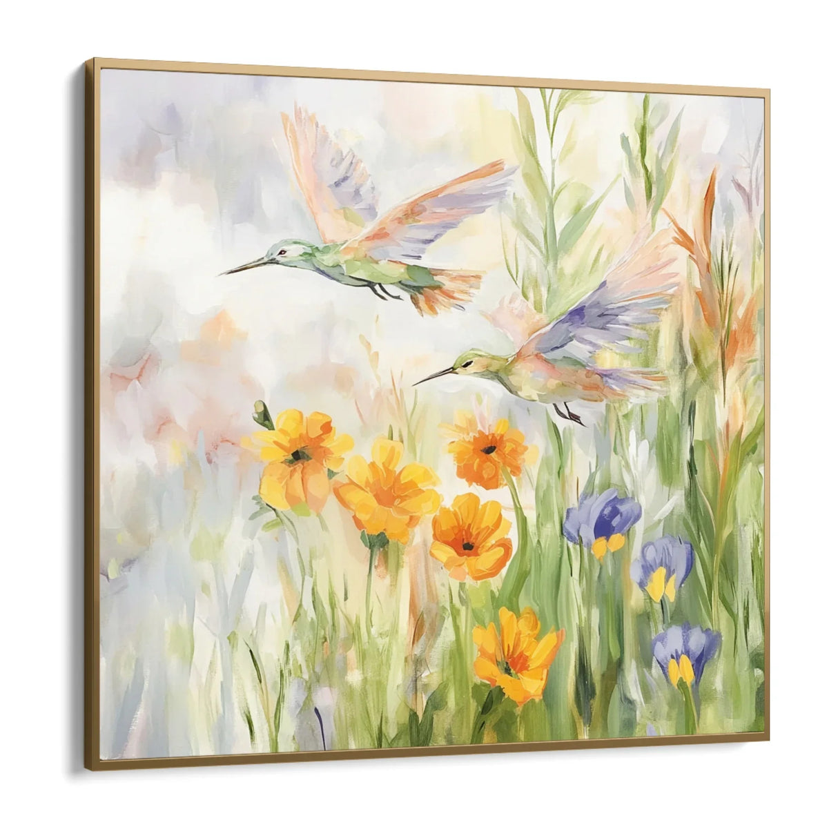 Quadro Stampa su Tela Uccelli in Volo - CupidoDesign